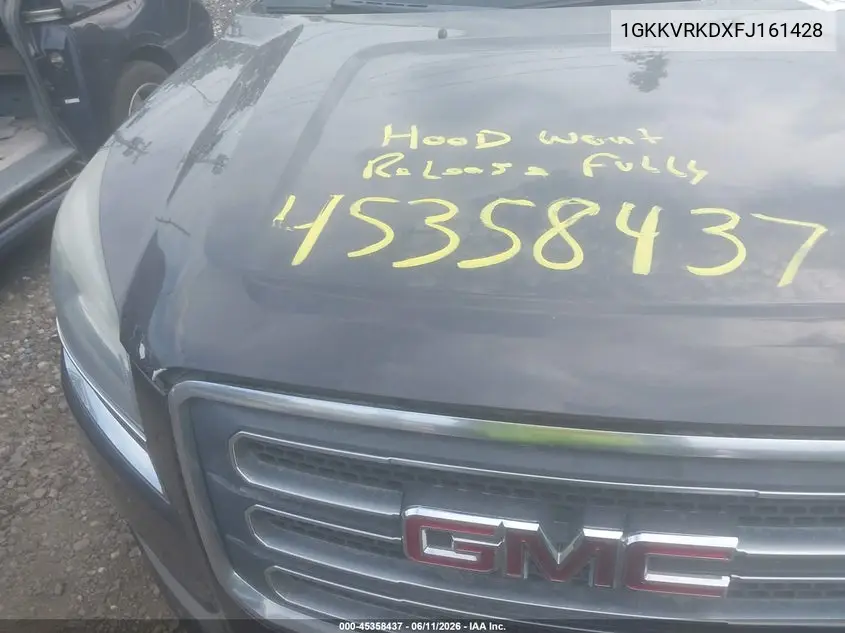 1GKKVRKDXFJ161428 2015 GMC Acadia Slt-1
