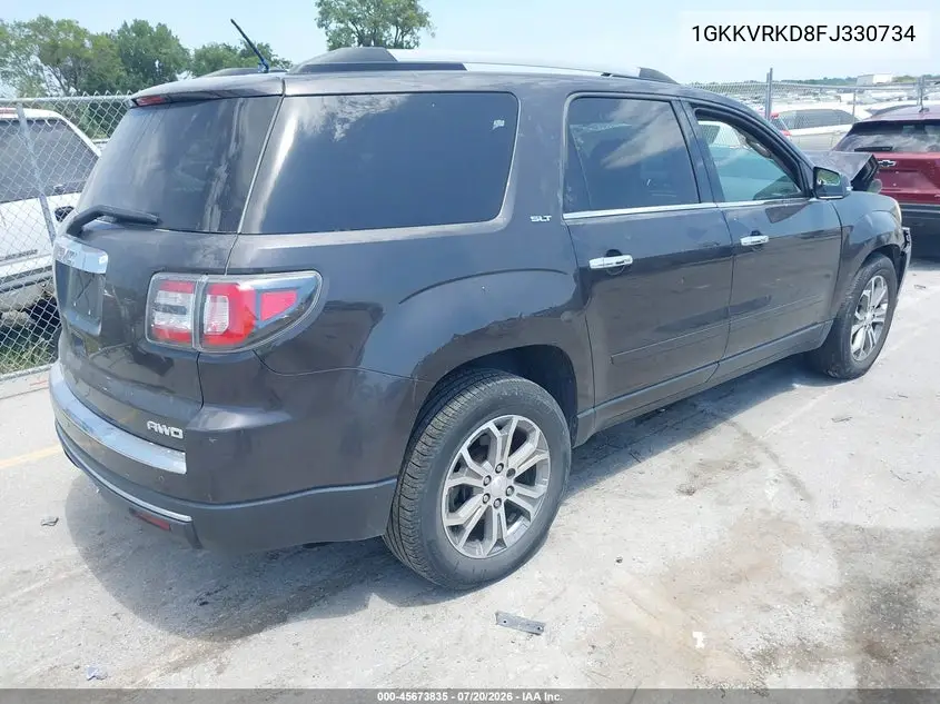 2015 GMC Acadia Slt VIN: 1GKKVRKD8FJ330734 Lot: 45673835