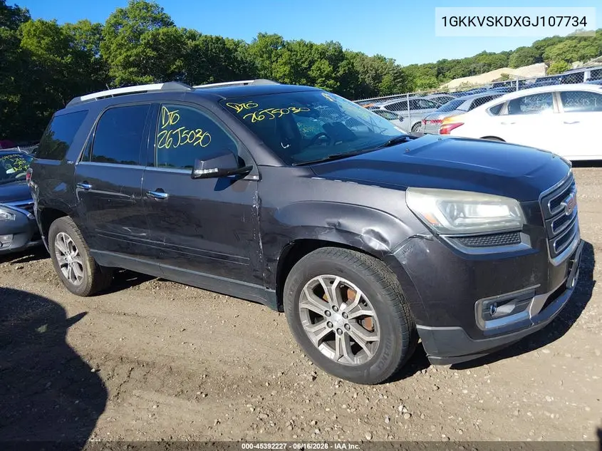 2016 GMC Acadia Slt-2 VIN: 1GKKVSKDXGJ107734 Lot: 45392227