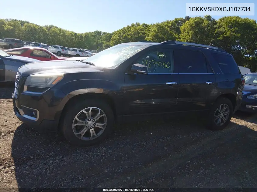 2016 GMC Acadia Slt-2 VIN: 1GKKVSKDXGJ107734 Lot: 45392227