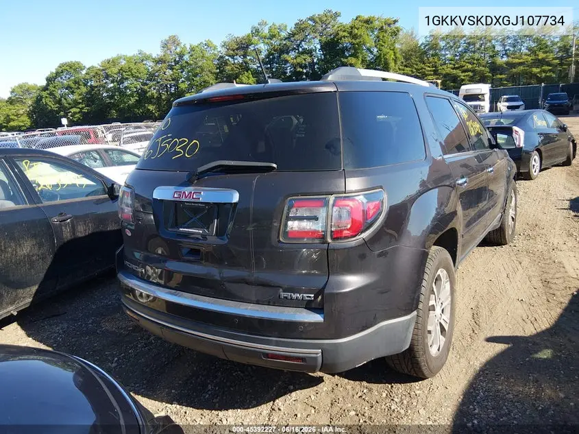 2016 GMC Acadia Slt-2 VIN: 1GKKVSKDXGJ107734 Lot: 45392227