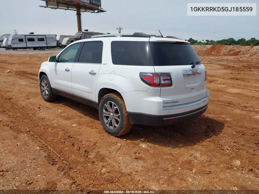 2016 GMC Acadia Slt-1 VIN: 1GKKRRKD5GJ185559 Lot: 45435584
