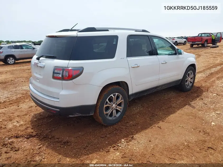 2016 GMC Acadia Slt-1 VIN: 1GKKRRKD5GJ185559 Lot: 45435584