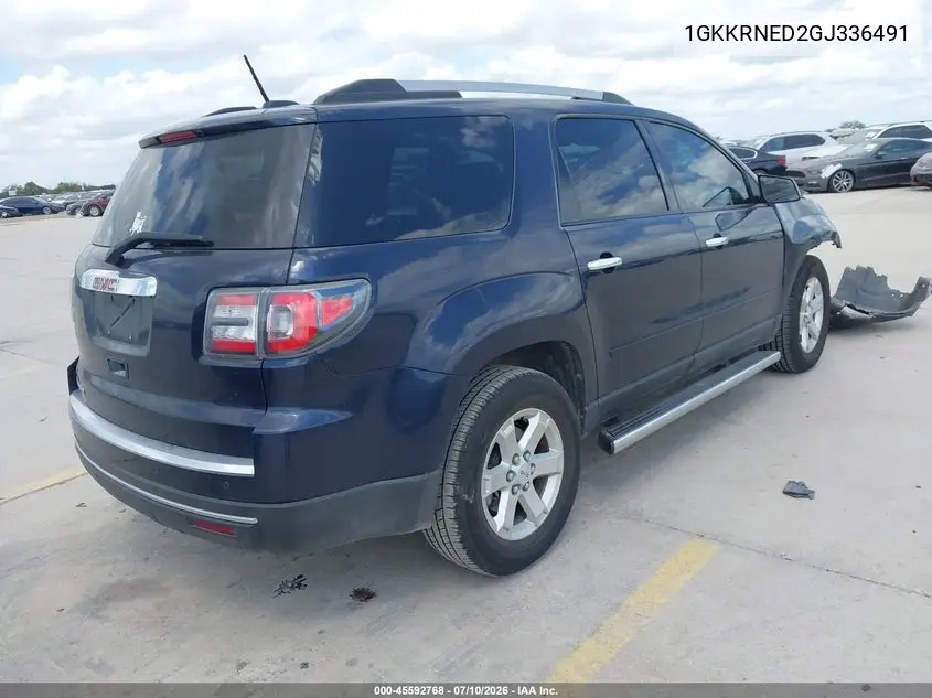 2016 GMC Acadia Sle-1 VIN: 1GKKRNED2GJ336491 Lot: 45592768