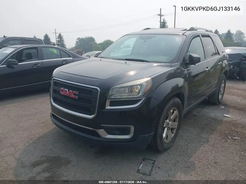 2016 GMC Acadia Sle-2 VIN: 1GKKVPKD6GJ133146 Lot: 45661259