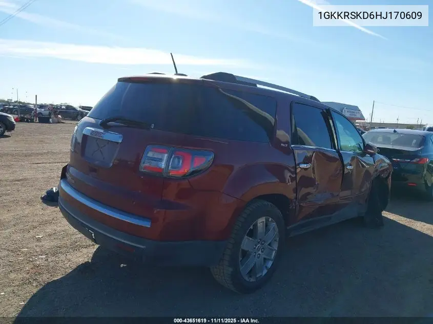 1GKKRSKD6HJ170609 2017 GMC Acadia Limited