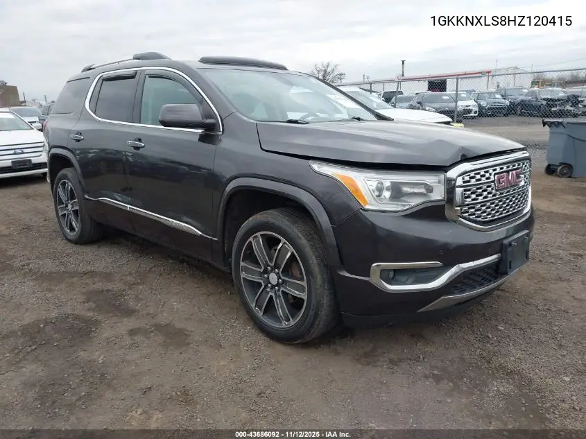 1GKKNXLS8HZ120415 2017 GMC Acadia Denali