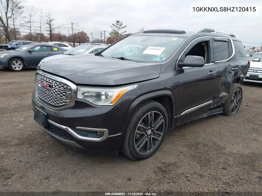 1GKKNXLS8HZ120415 2017 GMC Acadia Denali
