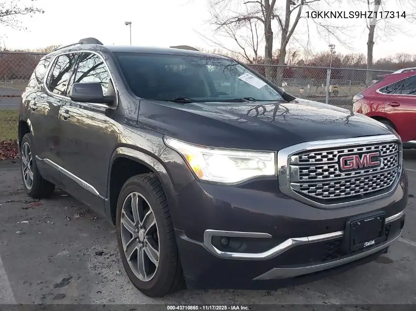 1GKKNXLS9HZ117314 2017 GMC Acadia Denali