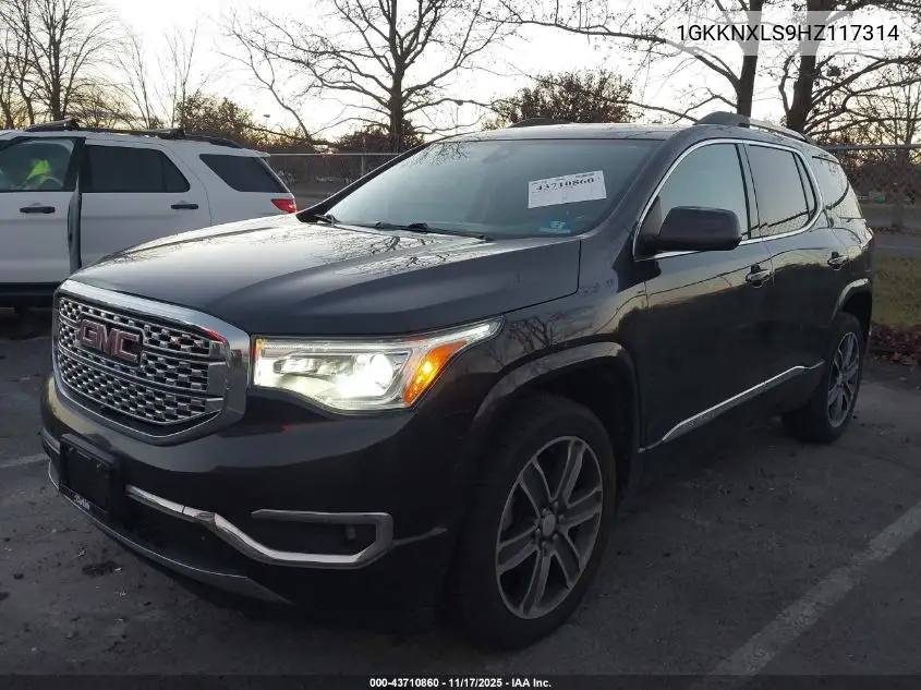 1GKKNXLS9HZ117314 2017 GMC Acadia Denali