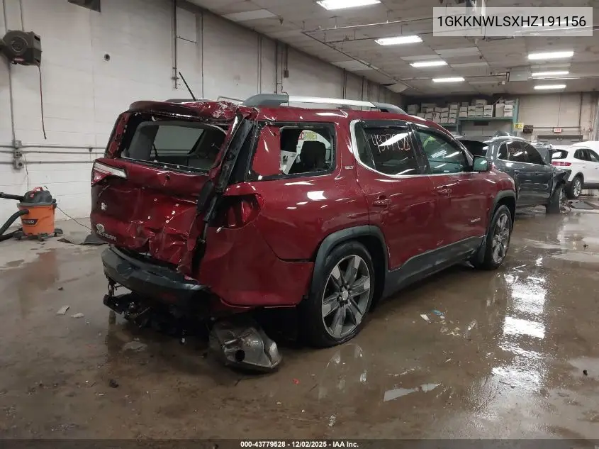 1GKKNWLSXHZ191156 2017 GMC Acadia Slt-2