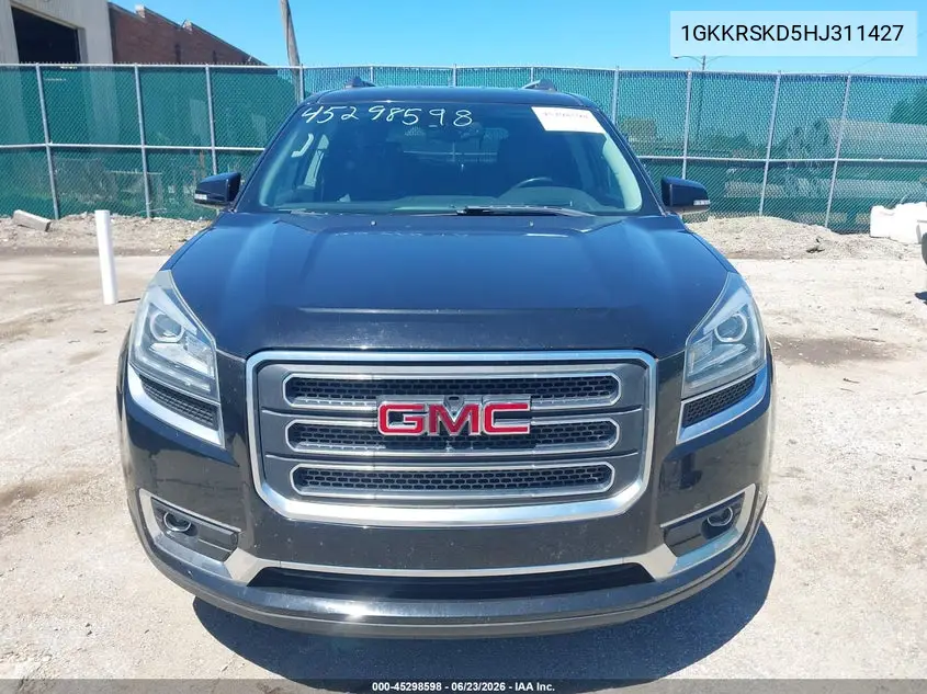 2017 GMC Acadia Limited VIN: 1GKKRSKD5HJ311427 Lot: 45298598