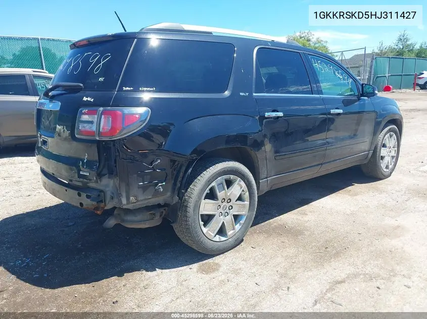 2017 GMC Acadia Limited VIN: 1GKKRSKD5HJ311427 Lot: 45298598