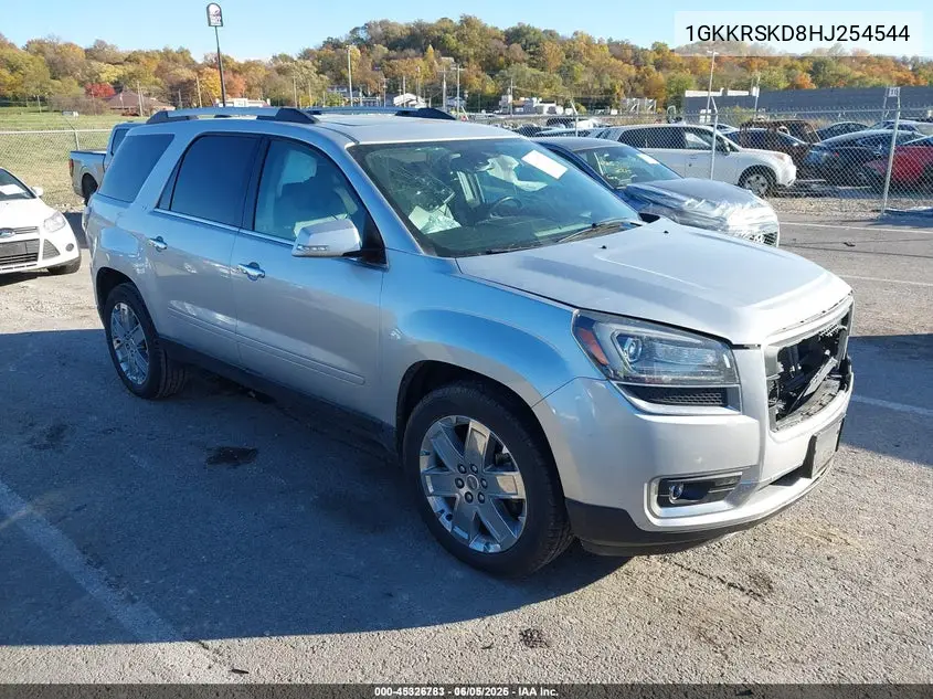 1GKKRSKD8HJ254544 2017 GMC Acadia Limited