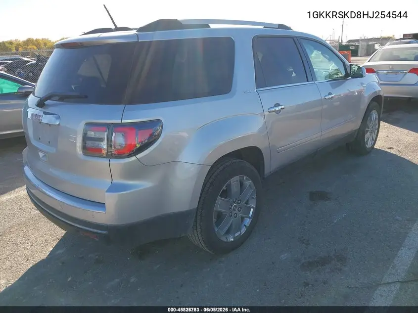 1GKKRSKD8HJ254544 2017 GMC Acadia Limited