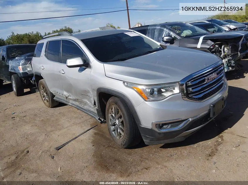 2017 GMC Acadia Slt-1 VIN: 1GKKNMLS2HZ265934 Lot: 45438049