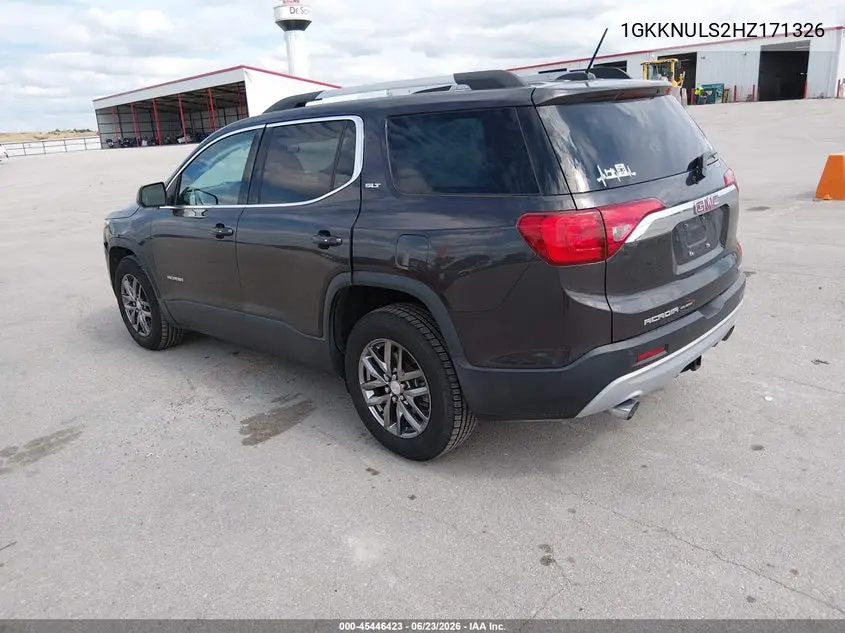 2017 GMC Acadia Slt-1 VIN: 1GKKNULS2HZ171326 Lot: 45446423