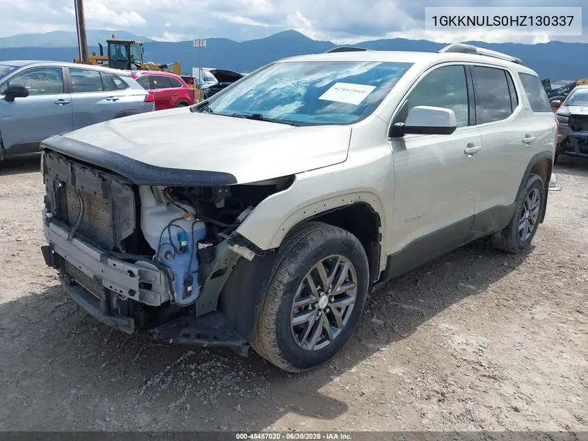 2017 GMC Acadia Slt-1 VIN: 1GKKNULS0HZ130337 Lot: 45487020