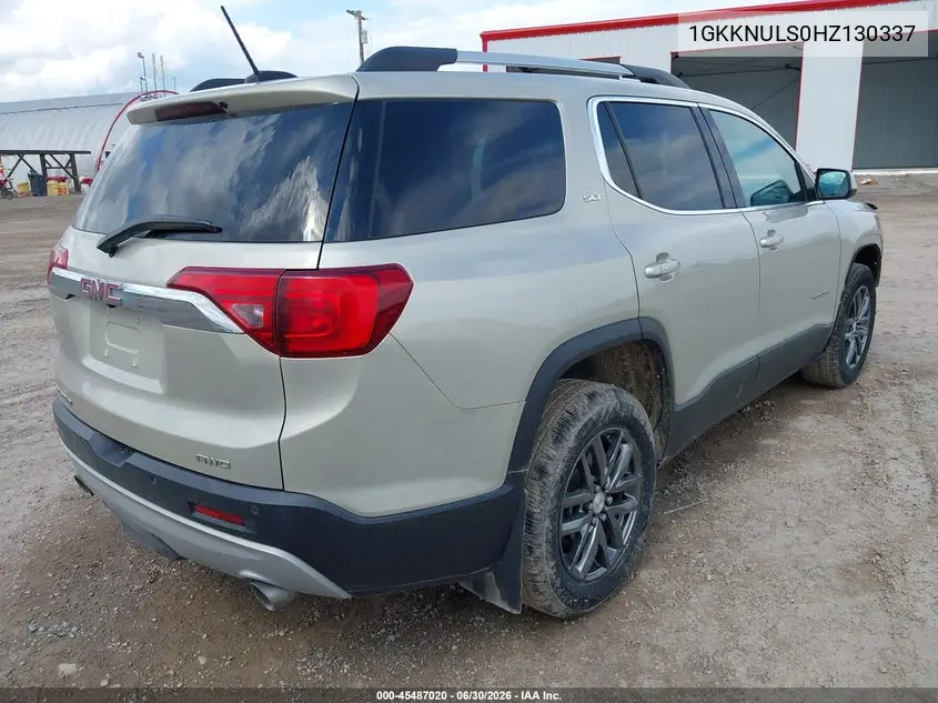 2017 GMC Acadia Slt-1 VIN: 1GKKNULS0HZ130337 Lot: 45487020