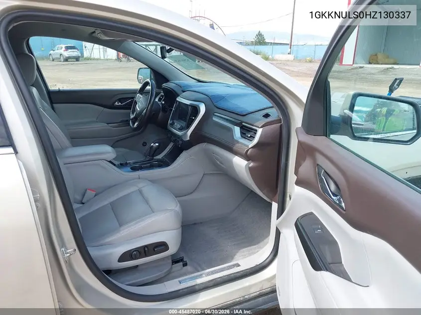 2017 GMC Acadia Slt-1 VIN: 1GKKNULS0HZ130337 Lot: 45487020