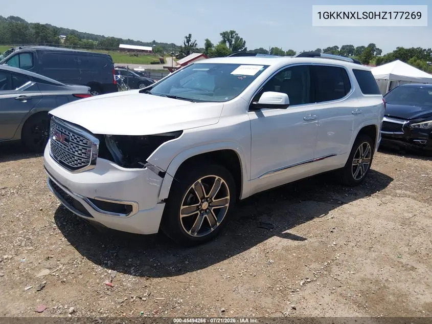 2017 GMC Acadia Denali VIN: 1GKKNXLS0HZ177269 Lot: 45494266