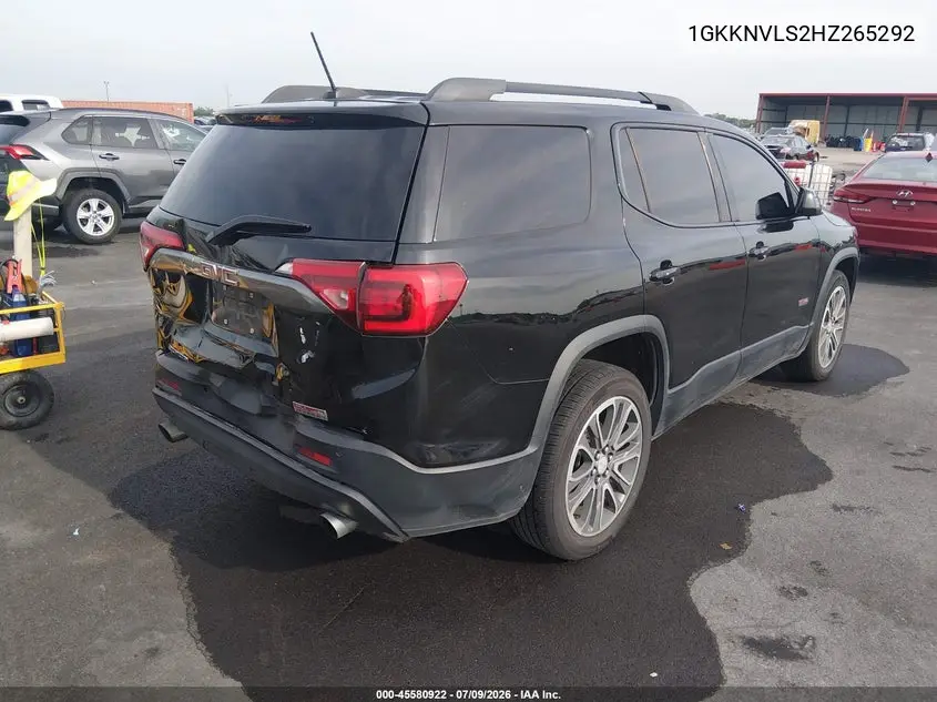 2017 GMC Acadia Slt-1 VIN: 1GKKNVLS2HZ265292 Lot: 45580922