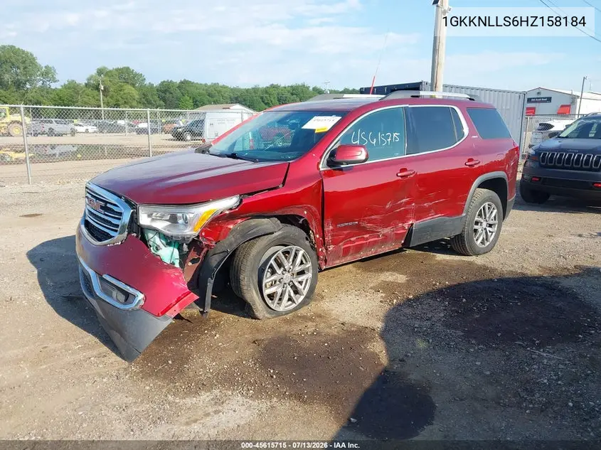 2017 GMC Acadia Sle-2 VIN: 1GKKNLLS6HZ158184 Lot: 45615715