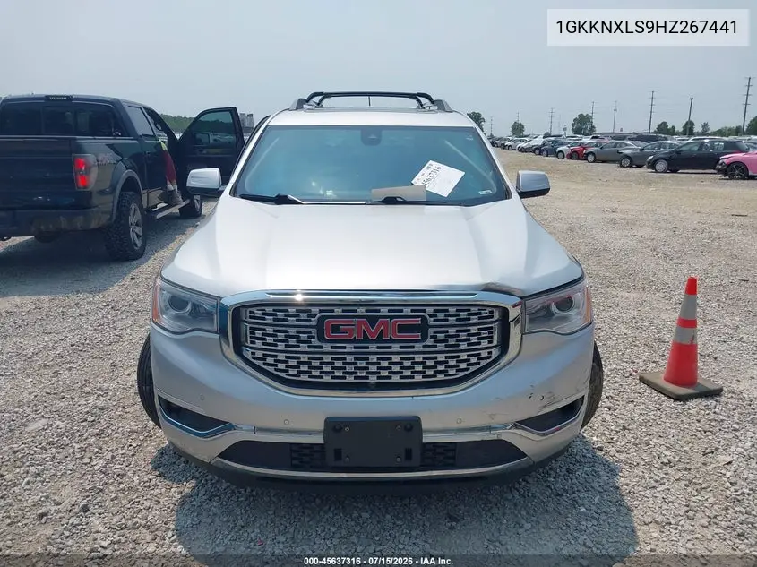 2017 GMC Acadia Denali VIN: 1GKKNXLS9HZ267441 Lot: 45637316