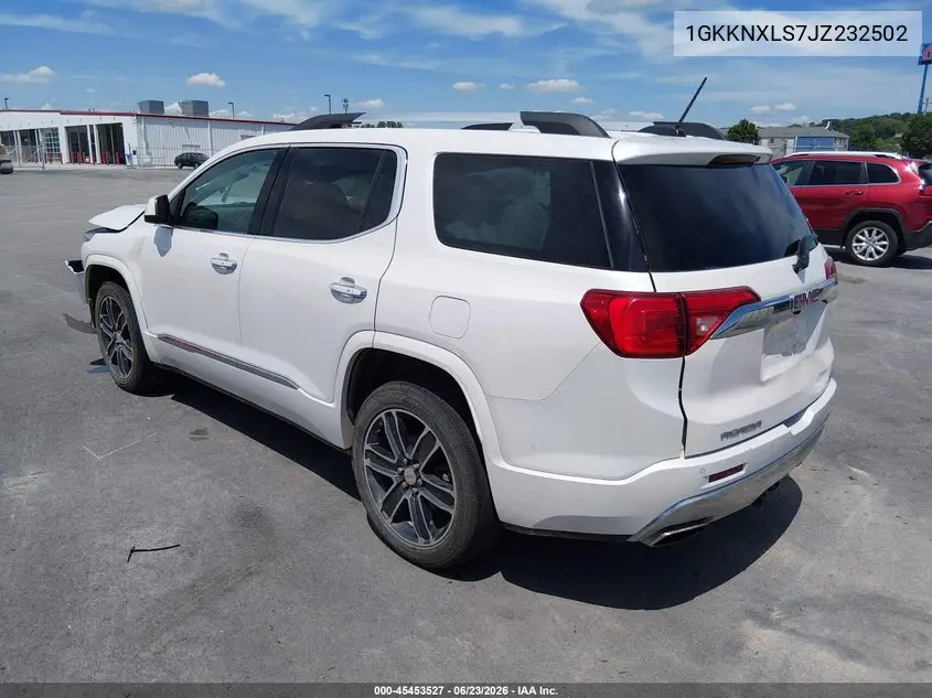 2018 GMC Acadia Denali VIN: 1GKKNXLS7JZ232502 Lot: 45453527