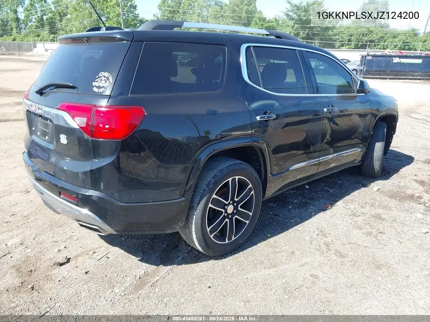 2018 GMC Acadia Denali VIN: 1GKKNPLSXJZ124200 Lot: 45468261