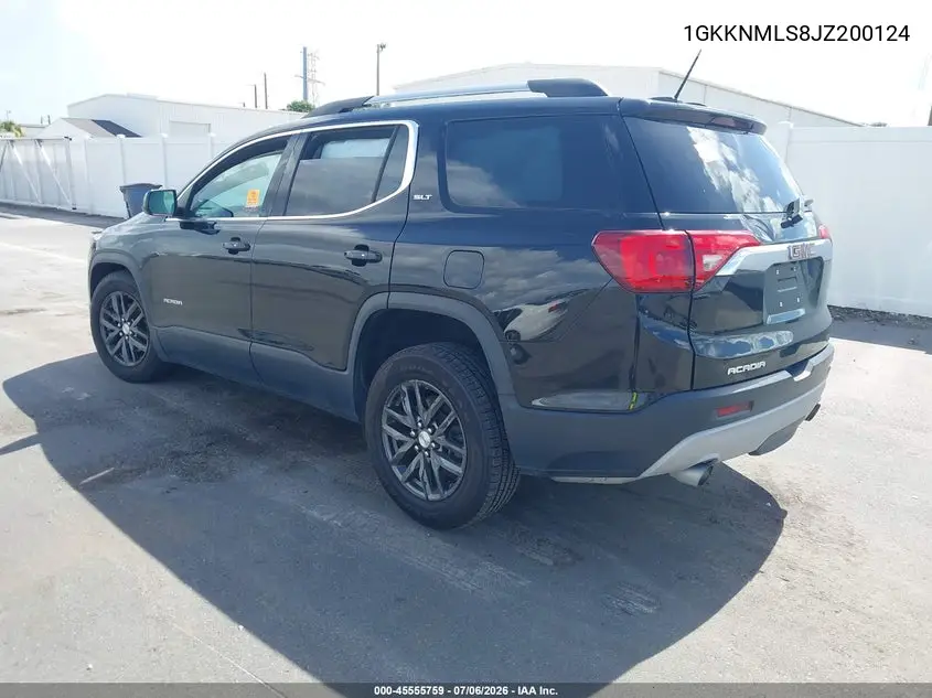 2018 GMC Acadia Slt-1 VIN: 1GKKNMLS8JZ200124 Lot: 45555759
