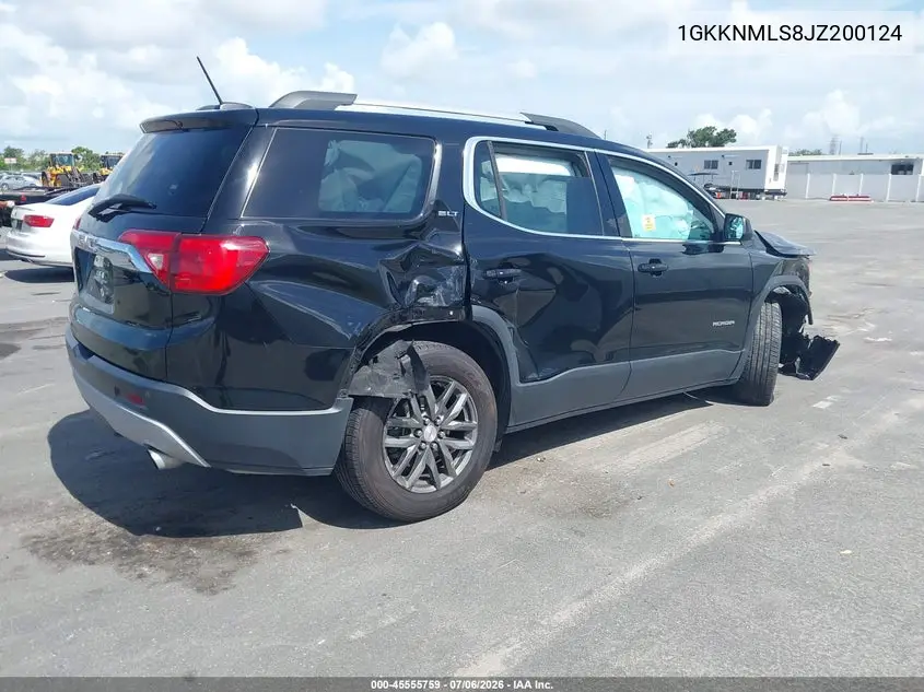 2018 GMC Acadia Slt-1 VIN: 1GKKNMLS8JZ200124 Lot: 45555759