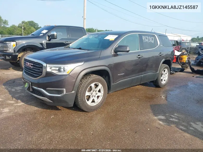 2018 GMC Acadia Sle-1 VIN: 1GKKNKLA8JZ145587 Lot: 45673967
