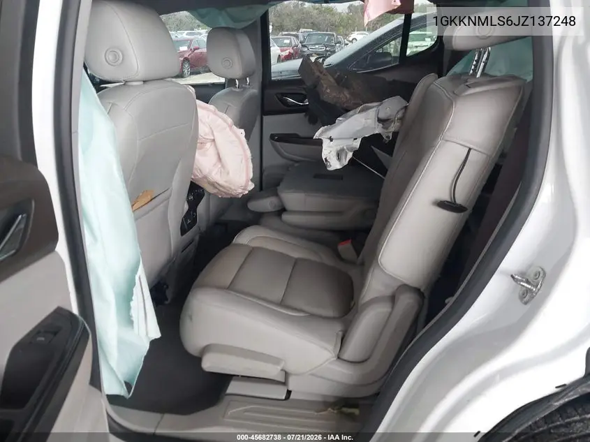 2018 GMC Acadia Slt-1 VIN: 1GKKNMLS6JZ137248 Lot: 45682738