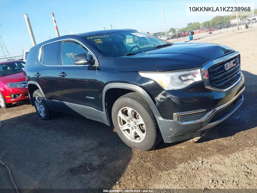 1GKKNKLA1KZ238968 2019 GMC Acadia Sle-1