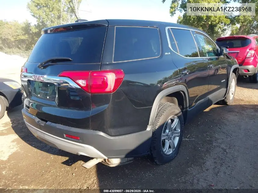 1GKKNKLA1KZ238968 2019 GMC Acadia Sle-1