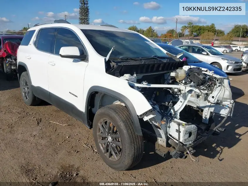 1GKKNULS9KZ242335 2019 GMC Acadia Slt-1