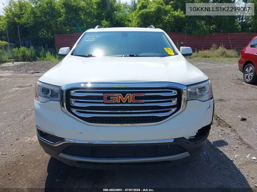 2019 GMC Acadia Sle-2 VIN: 1GKKNLLS1KZ299087 Lot: 45524951