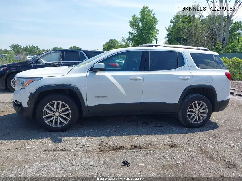 2019 GMC Acadia Sle-2 VIN: 1GKKNLLS1KZ299087 Lot: 45524951