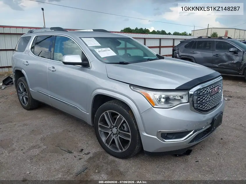 2019 GMC Acadia Denali VIN: 1GKKNXLS1KZ148287 Lot: 45560530