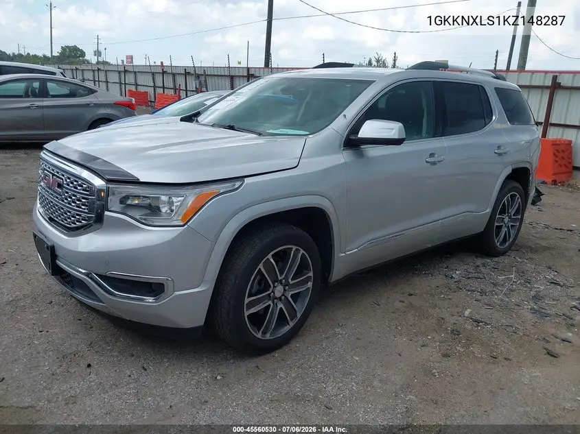 2019 GMC Acadia Denali VIN: 1GKKNXLS1KZ148287 Lot: 45560530