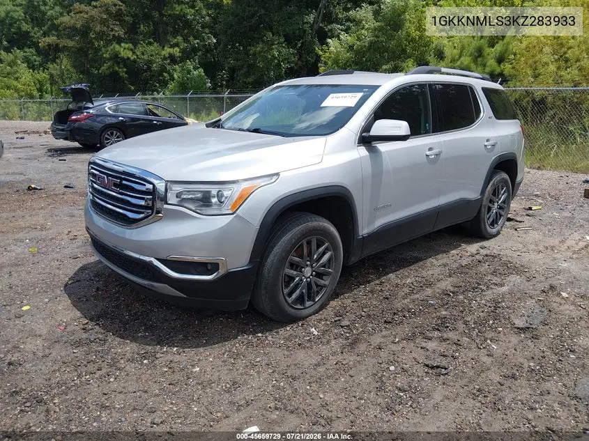 2019 GMC Acadia Slt-1 VIN: 1GKKNMLS3KZ283933 Lot: 45659729