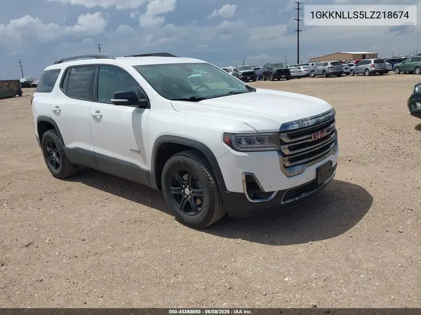 2020 GMC Acadia Awd At4 VIN: 1GKKNLLS5LZ218674 Lot: 45342850