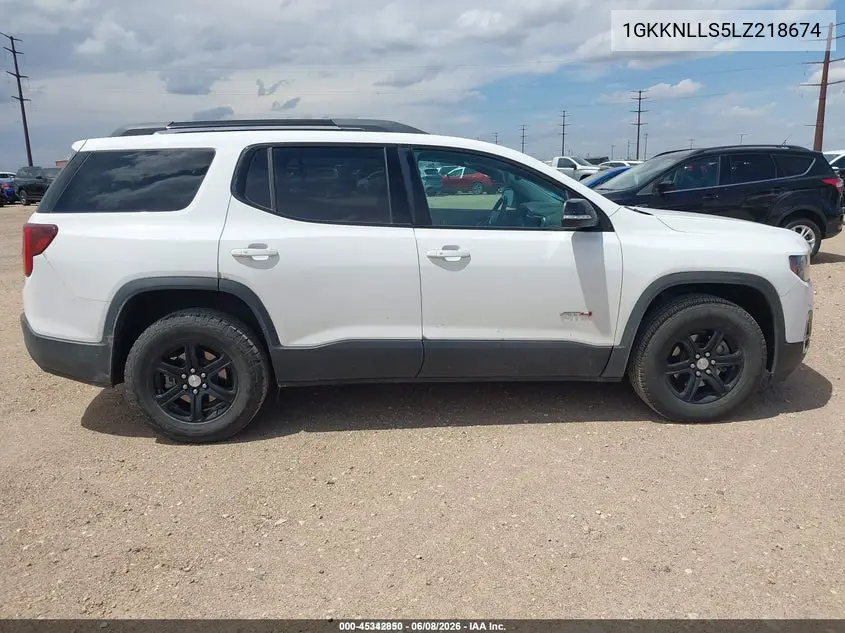 2020 GMC Acadia Awd At4 VIN: 1GKKNLLS5LZ218674 Lot: 45342850