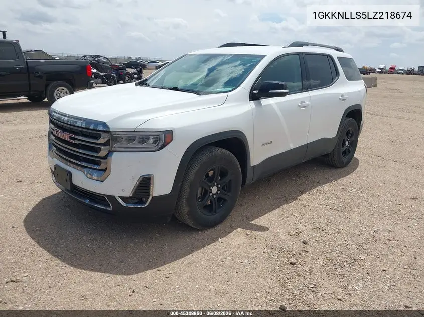 2020 GMC Acadia Awd At4 VIN: 1GKKNLLS5LZ218674 Lot: 45342850