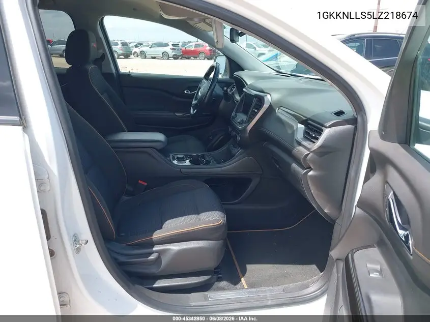 2020 GMC Acadia Awd At4 VIN: 1GKKNLLS5LZ218674 Lot: 45342850
