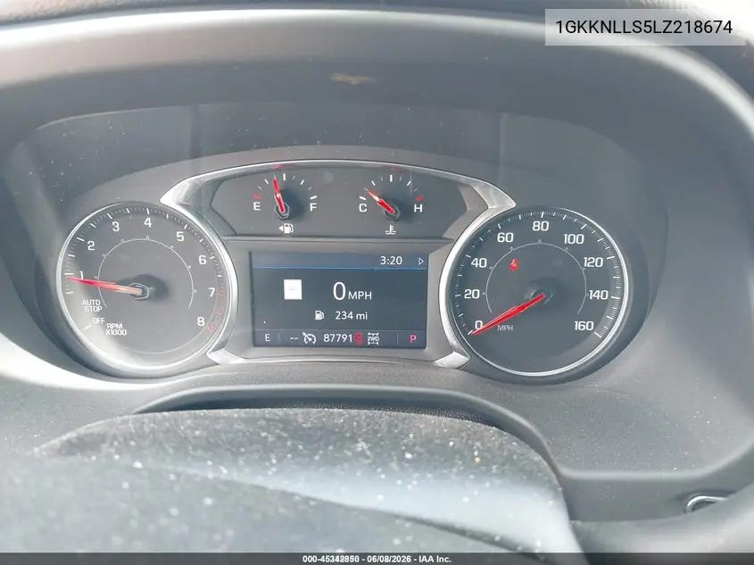 2020 GMC Acadia Awd At4 VIN: 1GKKNLLS5LZ218674 Lot: 45342850