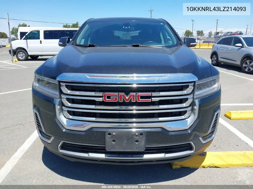 2020 GMC Acadia Fwd Sle VIN: 1GKKNRL43LZ214093 Lot: 45518934