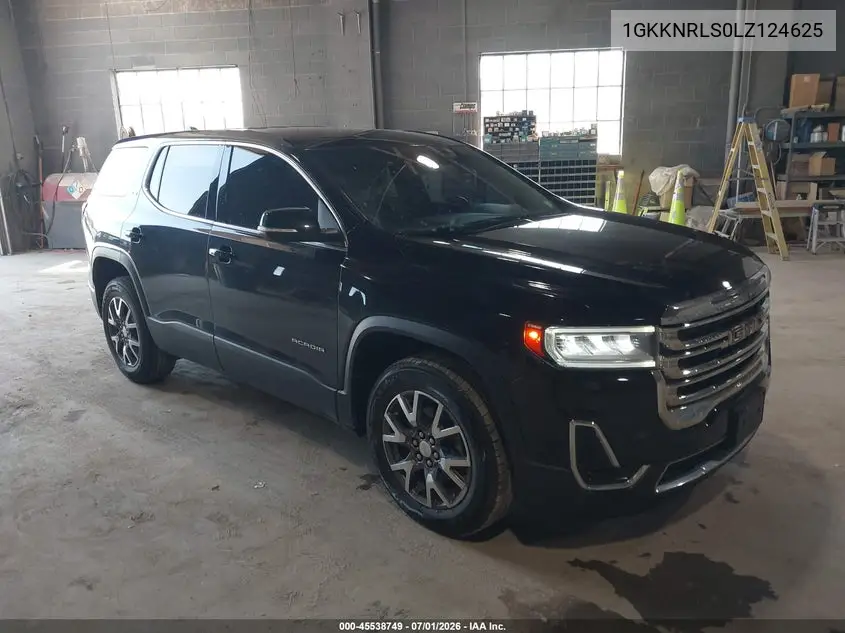 2020 GMC Acadia Fwd Sle VIN: 1GKKNRLS0LZ124625 Lot: 45538749