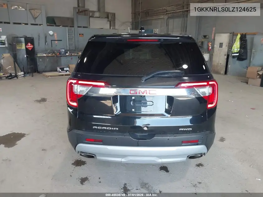 2020 GMC Acadia Fwd Sle VIN: 1GKKNRLS0LZ124625 Lot: 45538749
